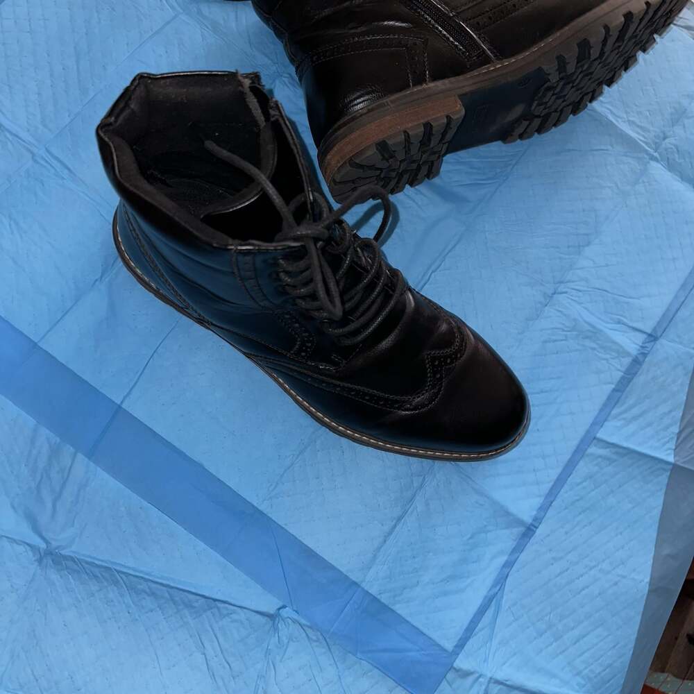 ID Required Lace-Up Ankle Boots